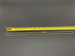 cadena oro 18k 24cm