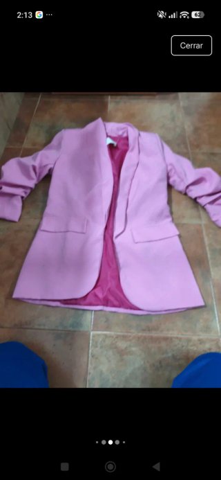 Chaqueta rosa talla S