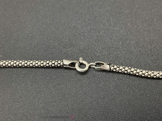cadena plata 925mm con piedra con sin piedra,opalo,perla 25cm