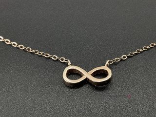 cadena plata 925mm con circonita 20cm