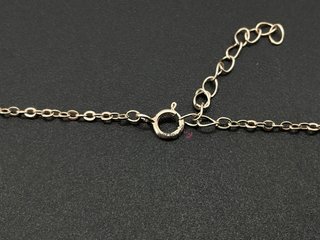 cadena plata 925mm con circonita 20cm