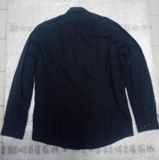 Camicia Alcott Uomo Cotone Nera Taglia XL Nuovo