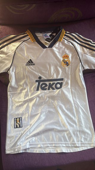 Camiseta Real Madrid Retro Raúl Adidas