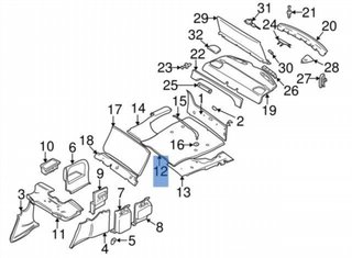 Bandeja Maletero BMW E39