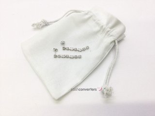 pendientes plata 925mm con piedra con circonita