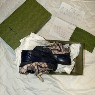 Zapatillas Gucci Marrón y Negro talla 40: usa 40.0