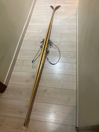 Esquís Antiguos Madera Sundins