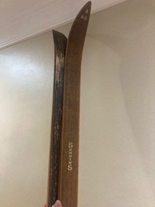 Esquís Antiguos Madera Sundins