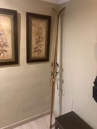 Esquís Antiguos Madera Sundins