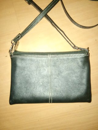 Bolso El Potro Negro Piel