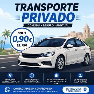 Trasporte Privado Económico – 0,90 €/km