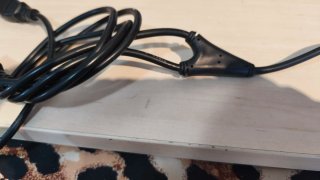 Cable de Red Negro con Doble salida hembra