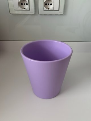 Coprivaso ceramica orchidee rosa/viola