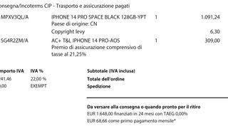 iPhone 14 Pro Grigio Siderale