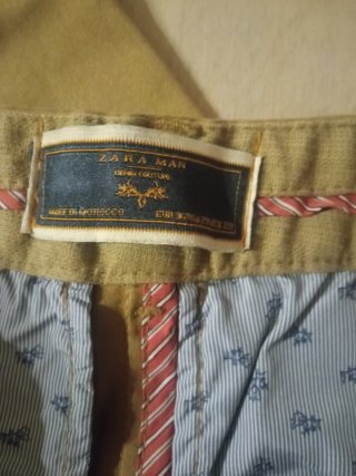 Pantaloni Zara Uomo Beige