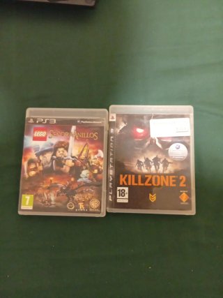 Consola PlayStation 3 Negra y varios juegos