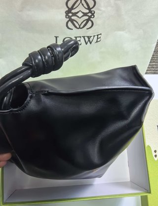 Bolso Loewe Flamenco Clutch Mediano Negro