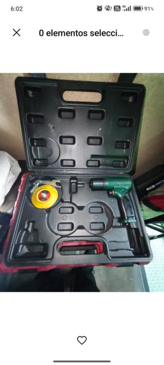 Kit de herramientas neumáticas pulidora