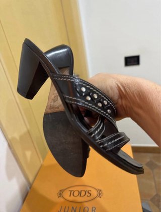 Sandali NeroGiardini Pelle Neri Donna
