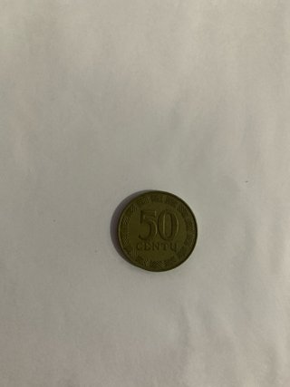 Lote 5 monedas: Pesetas y Lituania