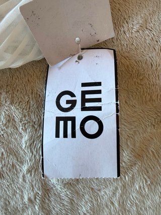 Completo Gemo reggiseno e culotte plissé