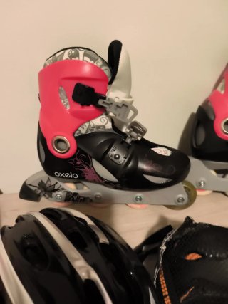 Patines en línea y protecciones