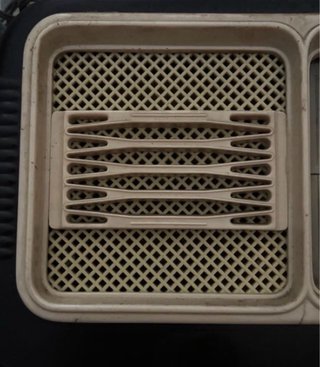 Radio Valvole Ultrasonic Vintage Beige/Nero