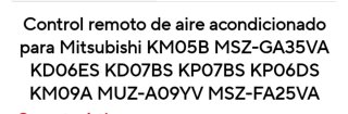 Mando Aire Acondicionado Mitsubishi