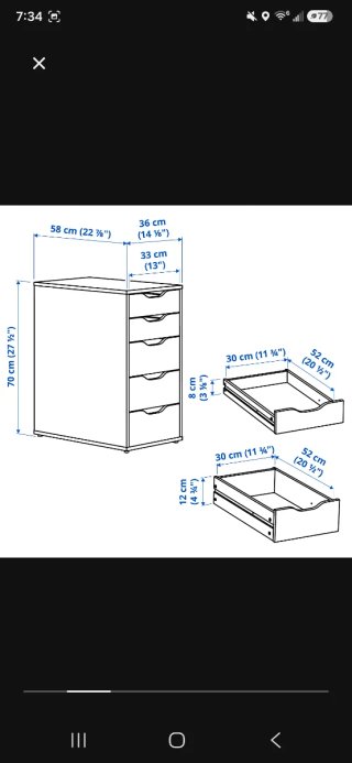 Cajonera IKEA Alex Roble