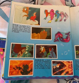 Album Cromos La Sirenita Disney Panini