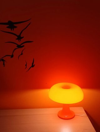 Lampada Mushroom Arancione