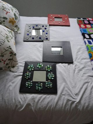 4 Espejos Ikea 26x26cm