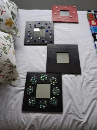 4 Espejos Ikea 26x26cm