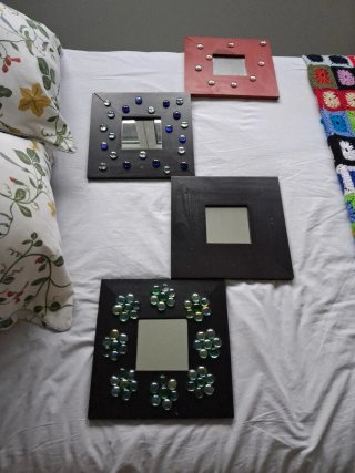 4 Espejos Ikea 26x26cm