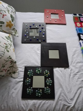 4 Espejos Ikea 26x26cm