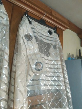 Tenda beige e oro