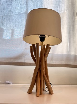 Lámpara de mesa Maisons du Monde madera