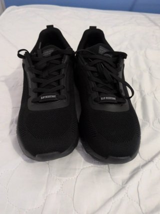 Zapatillas Skechers Squad Chaos Hombre Negras