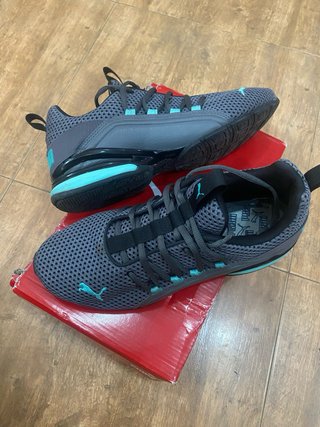 Zapatillas Puma Talla 40.5 /41 Gris y Turquesa