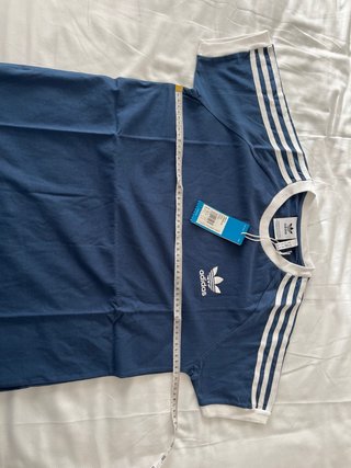 Camiseta Adidas 3 Rayas Talla M Azul