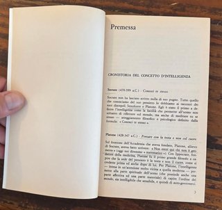 intelligenza libro