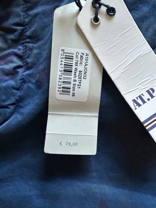 AT.P.CO Bermuda Uomo Taglia 46 Blu