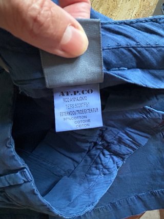 AT.P.CO Bermuda Uomo Taglia 46 Blu