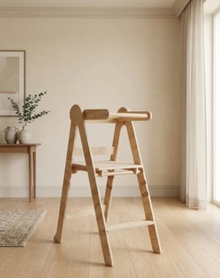 Torre pieghevole per bambini regolabile per aiutare Montessori