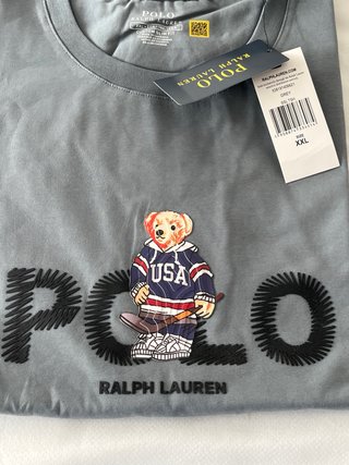 Polo Ralph Lauren Camiseta Gris Talla XXL