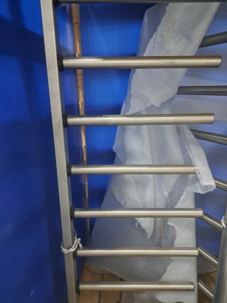 Torniquete de acceso metálico