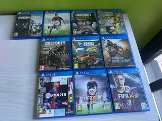 Lote Juegos PS4: FIFA, Call of Duty, R6