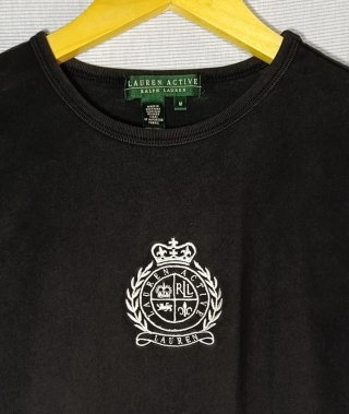 Ralph Lauren camiseta Negra Talla S Mujer