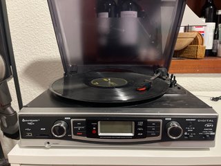 Tocadiscos Soundmaster Negro/Plata