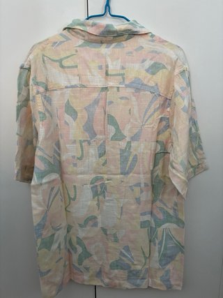 Camisa Zara manga corta estampada